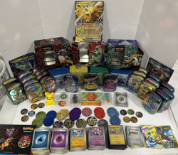 Large Lot of over 675 + POKEMON Items*Reg, Reverse Holo & Holo Cards*Empty Tins* - Image 2
