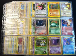 DAMAGED Lot of 180 ALL HOLO Vintage Pokemon Card Binder Collection DAMAGED - Image 1