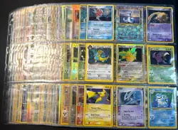 DAMAGED Lot of 180 ALL HOLO Vintage Pokemon Card Binder Collection DAMAGED - Image 1