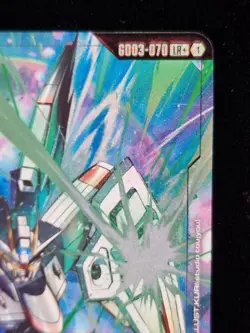 FREEDOM GUNDAM GD03-070 LR+ ALT ART STEEL REQUIEM GUNDAM TCG Near Mint Card - Image 3