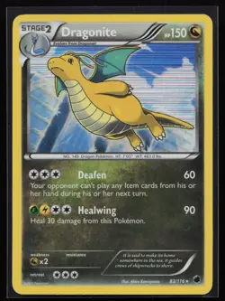 Dragonite 83/116 Plasma Freeze Akira Komayama Art Pokemon TCG Card - Image 1