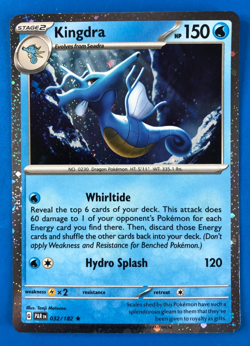 Pokemon TCG card Kingdra Galaxy Cosmo Holo 032/182 Promo NM - Image 1