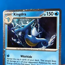 Pokemon TCG card Kingdra Galaxy Cosmo Holo 032/182 Promo NM - Image 2