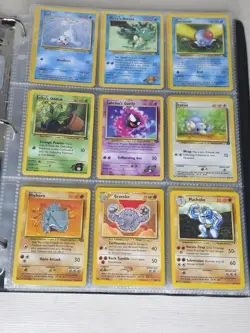 Ultra Pro Pokemon Card Binder with 234 Vintage Cards 1995 Base Set , Base Set 2 - Image 5