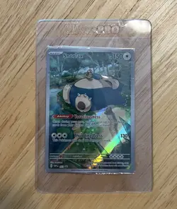 Pokemon TCG Snorlax 151 Promo Card Sealed - Image 1