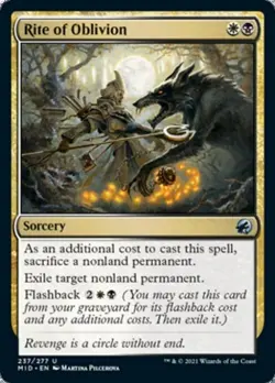 Rite of Oblivion - Near Mint MTG Innistrad: Midnight Hunt - Image 1