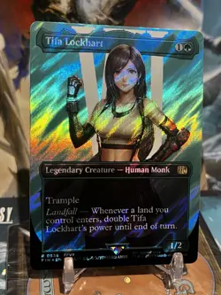 MTG | Tifa Lockhart (Borderless) (⚡Surge FOIL✨) [FINAL FANTASY] - Image 3