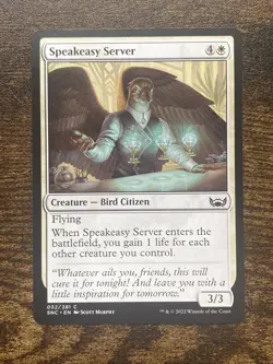 Speakeasy Server 032/281 Streets of New Capenna MTG Magic The Gathering L4209* - Image 1