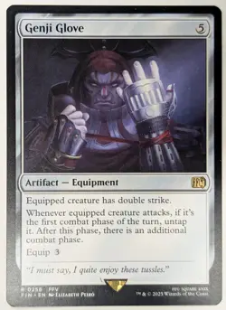 Final Fantasy GENJI GLOVE NM Magic MTG Free Shipping! - Image 1