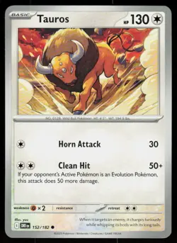 Tauros 152/182 Common Destined Rivals Pokemon Near Mint - Image 1