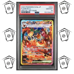 ✨Flareon 202/187 PSA 10 POKEMON JAPANESE SV8a-TERASTAL FESTIVAL SAR - Image 1