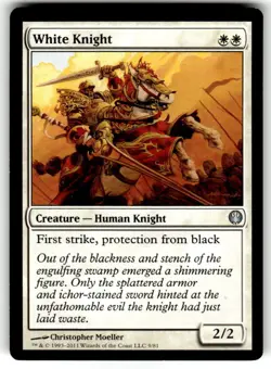 White Knight - Duel Decks: Knights vs. Dragons #9/81 MTG Magic The Gathering - Image 1