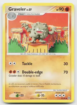 Graveler 37/99 Uncommon Arceus Pokemon Near Mint - Image 1