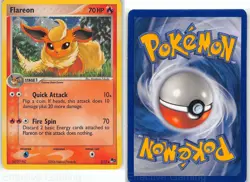 Flareon 2/17 Rare POP Series 3 Pokemon LP Fukuda - Image 3