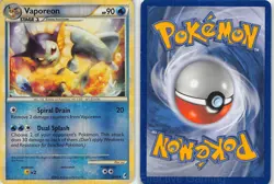 Vaporeon 52/95 Uncommon Reverse Holo Call of Legends Pokemon LP sui - Image 3