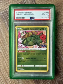 Pokemon TCG PSA 10 Radiant Venusaur 004/078 Pokemon Go (English / GEM MT) - Image 4