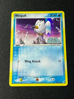 Pokemon Ex Crystal Guardians Wingull Reverse Holo 70/100 - Near Mint Condition - Image 1