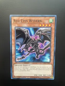 Yugioh Red-Eyes Wyvern LDS1-EN005 1st Edition Common NM/LP - Image 1