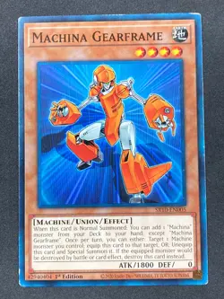 Yugioh - Machina Gearframe SR10-EN005 1st Edition - MP - Image 1