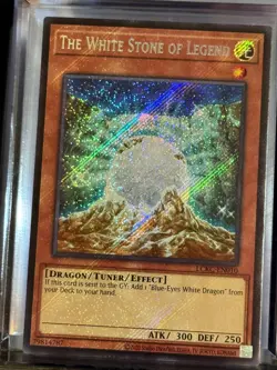 The White Stone of Legends LCKC-EN010 Yu-Gi-Oh YuGiOh Plat Secret Rare NM - Image 1
