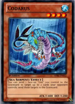 Codarus SDRE-EN012 1st Common LP Yu-Gi-Oh - Image 1