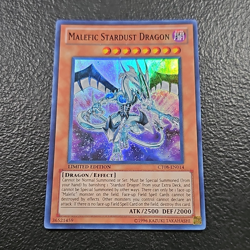 Yugioh Malefic Stardust Dragon CT08-EN014 Secret Rare Foil Limited Edition - Image 1
