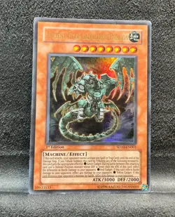 Yu-Gi-Oh! Ancient Gear Gadjiltron Dragon SD10-EN001 Ultra Rare 1st Edition - Image 1
