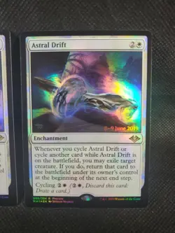 2x MTG Astral Drift FOIL Modern Horizons NM Prerelease Promo FNM See Pics - Image 3