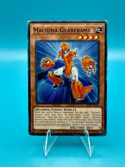 YuGiOh TCG 1st Edition Machina Gearframe SR10-EN005 HP/DMG - Image 1