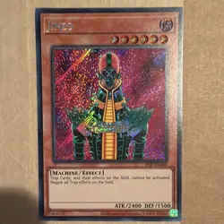 Yu-Gi-Oh! Pharaoh's Servant Jinzo PSV-EN000 25th Anniv Secret Rare (Unlimited) - Image 1