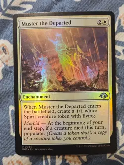 Muster The Departed FOIL Modern Horizons 3 MTG Magic Lightly Played LP - Image 4