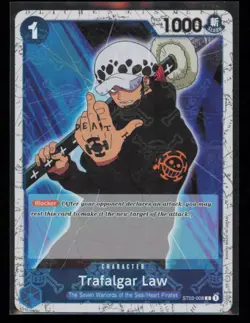 Trafalgar Law (ST03-008) (Jolly Roger Foil) One Piece Premium Booster NM - Image 1