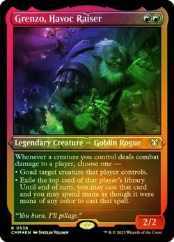 MTG - Grenzo, Havoc Raiser - Etched Foil - Commander Masters Magic the Gathering - Image 1