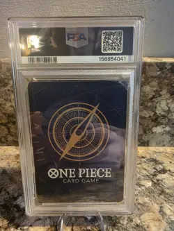 2025 ONE PIECE OP12-037 LEGACY OF THE MASTER ZORO DEAD MAN'S GAME PSA 10 - Image 2