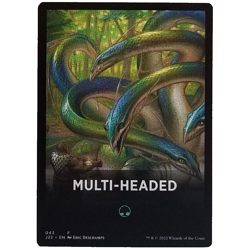x1 Multi-Headed Theme Card Jumpstart 2022 Green 043 J22 MTG M/NM - Image 1