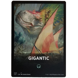 x1 Gigantic Theme Card Jumpstart 2022 Green 040 J22 MTG M/NM - Image 1