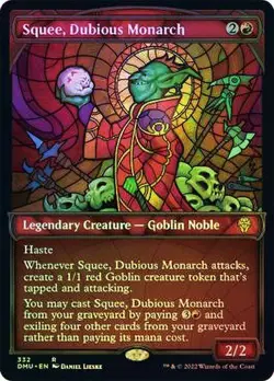 MTG - Squee, Dubious Monarch - Showcase - Textured Foil - Magic the Gathering - Image 1