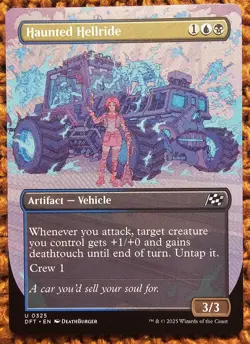 ✨Haunted Hellride✨ MTG | Aetherdrift | Borderless | NM/M | U 0325 - Image 1