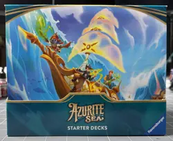 Disney Lorcana: Azurite Sea Starter Deck Display Box - 8 Decks - New - Image 1