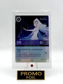 LORCANA carte promo FR 19/P1 Elsa🌟Foil🌟 Disney 100 ans protection magnetique - Image 3