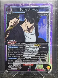 Union Arena TCG Solo Leveling - Sung Jinwoo - UE17BT/SLG-1-021 SR - Image 1