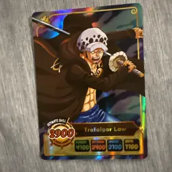 One Piece Trafalgar Law Shine Collection Holographic English Version card - Image 1