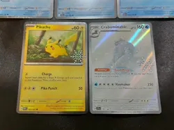 2025 Holiday Calendar Card Set Of 5 Stamped Promo Pokemon Cards NM - Image 4