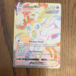 Pokemon Sylveon VMAX SWSH07 Evolving Skies 211/203 Secret Rare Holo Card - Image 1