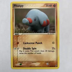 Phanpy 69/107 Deoxys Yuka Morii Art Pokemon TCG Card - LP - dd #2 - Image 1