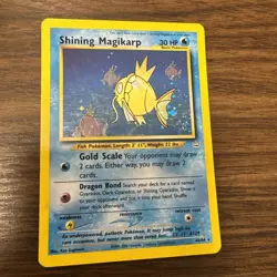 Shining Magikarp 66/64 Neo Revelation Holo Pokemon Card Secret Rare MP - Image 1