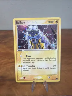 Pokemon Card Raikou Holo POP Series 2 3/17 LP - Image 1