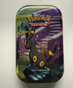 Opened - Pokemon TCG: Prismatic Evolutions Mini Tin - Umbreon (No Packs) - Image 1