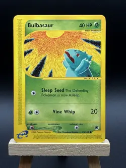 Pokemon TCG Bulbasaur Expedition Base Set Card 95/165 - Image 1
