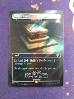 Balin's Tomb - Ancient Tomb (Surge Foil) - Commander: The Lord of the Rings LP - Image 1